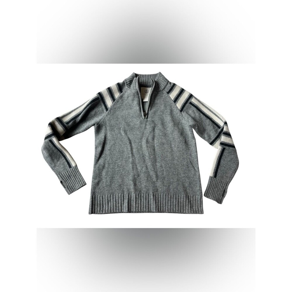 Alps & Meters Cashmere Merino Slalom Pullover Sweater Womens Large